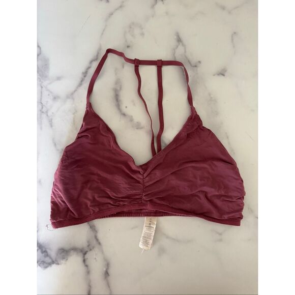 Lululemon simply there bralette mauve strappy light support minimal Unpadded - Picture 4 of 8